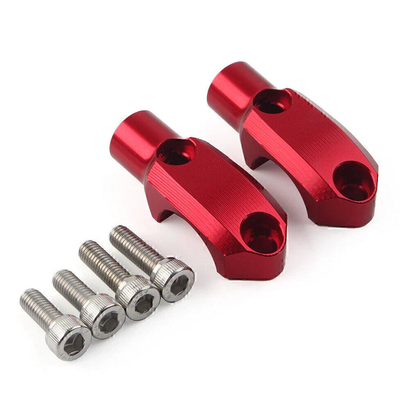 BMW F900XR Red CNC Master Cylinder Mirror Clamp Mount (2019-2021)