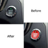 Ford F-150 Raptor Button Sticker Carbon Fiber (2010–2023)
