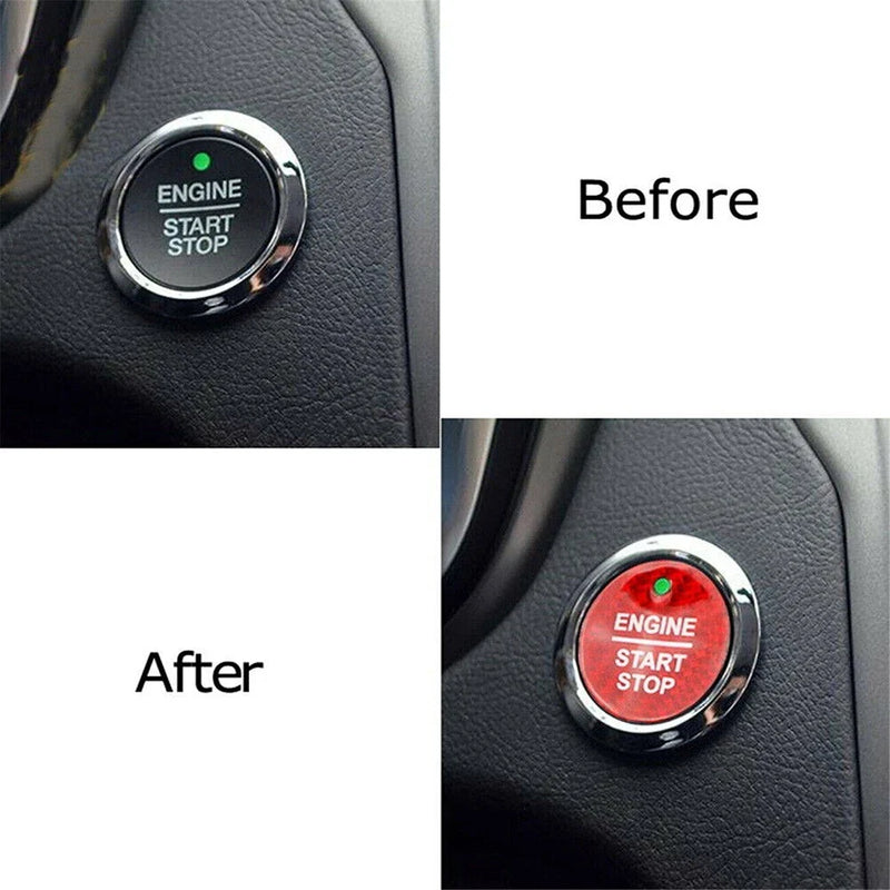 Ford F-150 Raptor Button Sticker Carbon Fiber (2010–2023)