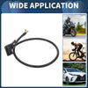 Car 1pc 27.56in M8x0.8 Tire Inflator Extension Tube 0.305in x32TPI