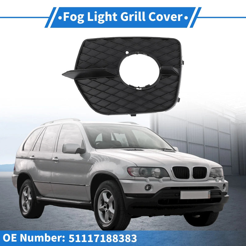 BMW X6 (2008-2014) Black 1 x Car Front Left Fog Light Grill