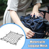 ATV Black 50x50cm Motorcycle Cargo Net Luggage Thicken Netting with Hook