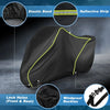 Outdoor Waterproof Motorbike Cover All Weather Protector Black 220cm