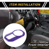 Jeep Gladiator JT (2020-2024) - Purple 1 Pc Headlight Button Panel Cover