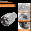 Mercedes-Benz Wheel Lock Lug Nut Key Socket Tool
