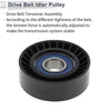 Mercedes-Benz A-Class (1997-2001) Black Drive Belt Idler Pulley