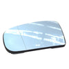 Mercedes S Class Left Blue Heated Side Mirror Glass with Plate (1999-2003)