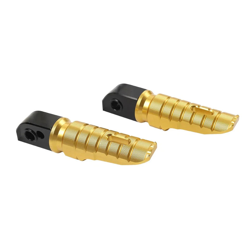Daytona 660, T100, T120 Gold Rear Passenger Foot Pegs (2016-2024)