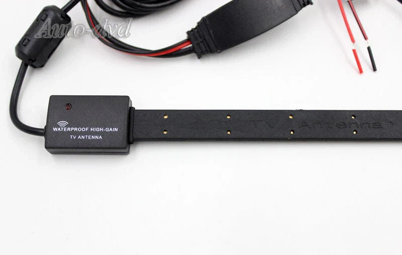 Car Window Analog Digital TV Antenna Receiver Aerial IEC Port Anti-interference
