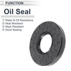 Car Oil Seal 40x90x12mm Seal Rotary Shaft Nitrile Rubber 5 Pcs
