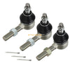 Club Car DS Golf Cart Steering Box Drag Link 3 x Tie Rod Ends (1976–2008)
