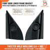 Toyota Hilux Ute Vigo Black Tweeter Mould Front Door Lower Frame (05-14)