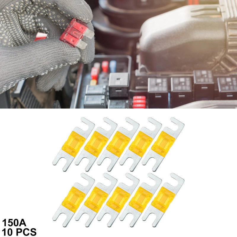 Car / Truck / Motorcycle 10pcs 150A AFS Mini ANL Fuses Electrical Protection