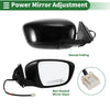 Nissan Rogue 2014-2020 Manual Folding Black Right Side Door Mirror