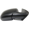 Side View Mirrors Power Heated Smooth Black with Puddle