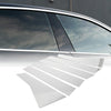 Honda CR-V (2017-2022) Chrome Silver Tone 6 x Car Pillar Window Trim Covers