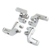 Harley Touring Road Glide Front Driver Floorboard Relocation Brackets (2014-2023)