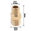 Various Models Brass G 1/4" Male to G 3/8" Male Adapter Pipe Fitting