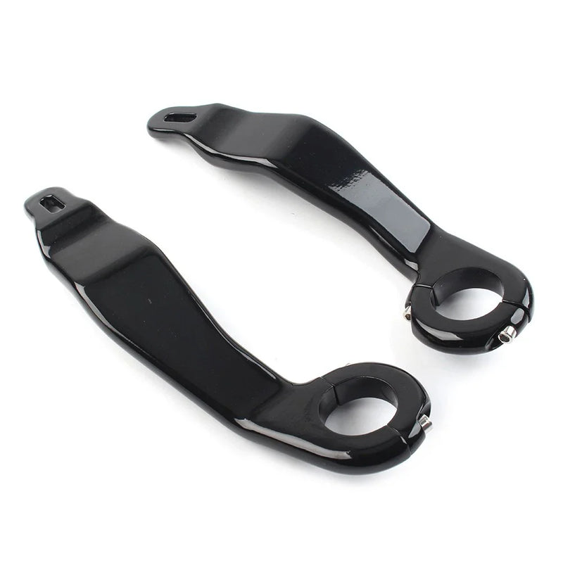 Harley Road Glide FLTRX FLTRU (2015-2022) Pair Black Fairing Support Mount Kit