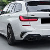 BMW 3Series / Estate M-Sport Side Vent Canards Splitter (2019–2022)