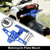 Motorcycle License Plate Bracket 1 x E-liminator Kit with OEM Turn Signals