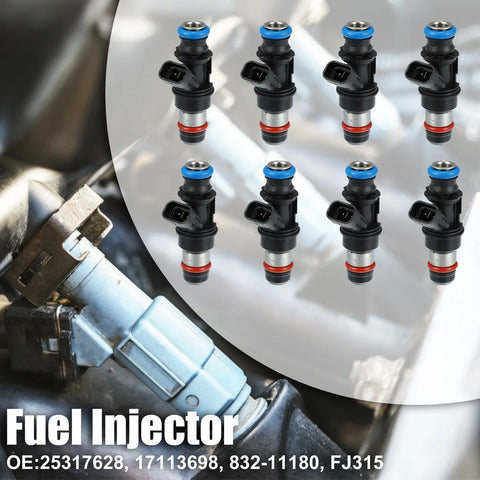 Chevy Silverado 1500 2500 3500 HD 6.0L 8 x Fuel Injectors (2001-2006)