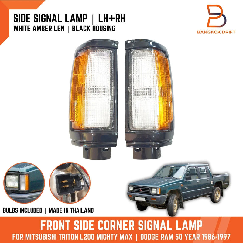 Mitsubishi Triton ME MJ Ute Black Side Corner Indicator Lamp (1987-1996)