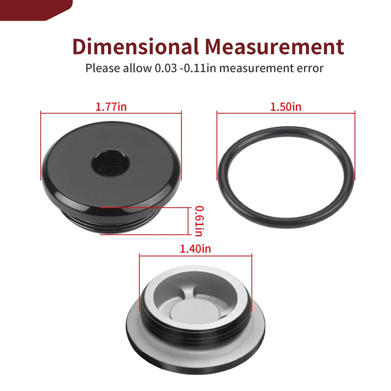 Suzuki GSX-R1000 / GSX-R750 / 600 Black Crankcase Cover Plug O Ring (2000–2012)