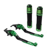 Kawasaki Ninja 250R Fold Extendable Brake Clutch Lever Grip Set (2008-2012)