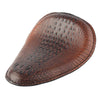 Harley Bobber Chopper Brown Alligator Motorcycle Leather Solo Driver Seat