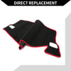 Honda Civic 11th 2021-2024 Protector Black Red 1 Set Dashboard Cover Mat