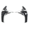 Honda Goldwing GL1800 Chrome Fairing Saddlebag Scuff Protectors (2001-2011)