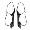 Kawasaki Ninja ZX10R Motorcycle Rear View Mirrors w/ Turn Signals (2016-2023)