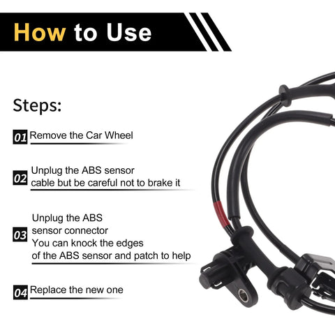 Kia Forte (2009-2015) 1 x Front Right ABS Wheel Speed Sensor