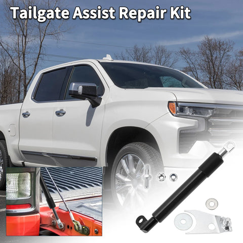 Chevrolet Silverado 1500 / 2500 / 3500 (1999-2006) Black Rear Tailgate Assist