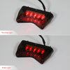Universal Motorcycle - Running Brake License Plate Light Smoke Tail Light