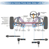 Dodge Dakota 6 x Front Inner/Outer Tie Rod End Links (2005 - 2010)