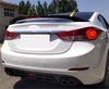 Hyundai Elantra Sedan Glossy Black Rear Spoiler Wing (2011-2016)