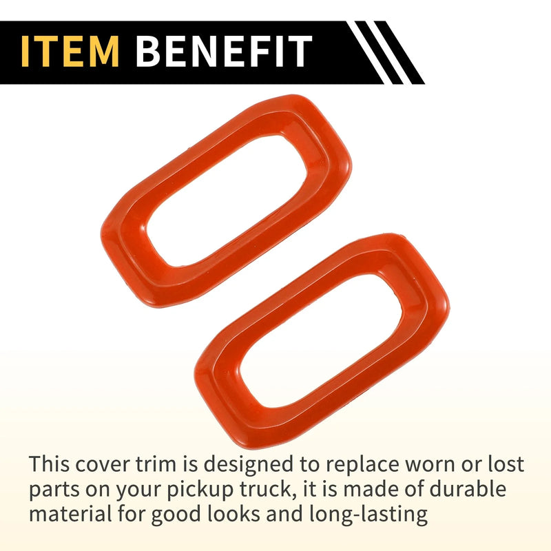 Jeep Wrangler JL JLU 2 x Door Lock Switch Button Trim Covers (2018-2023)