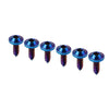 Fasteners 6pcs M5x15mm Titanium Torx Head Self Tapping Screws
