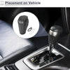 BMW 3 Series Black Carbon Fiber Grey Gear Shift Knob Cover (2004 - 2012)