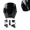 Universal Black Motorcycle Windshield Deflector