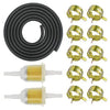 Motorcycle ATV Kart Pipes Clamps Small Engine Fuel Filter Kit