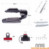 Harley Touring FLHR CVO Rear Fender Extension with LED Turn Signal Light
