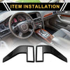Ford F-150 2021-2024 Carbon Fiber Pattern 1 Set Fender Vent Cover Trim