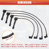 Honda CR-V 4 x Spark Plug Wire Ignition Coil Cables (1997-2001)