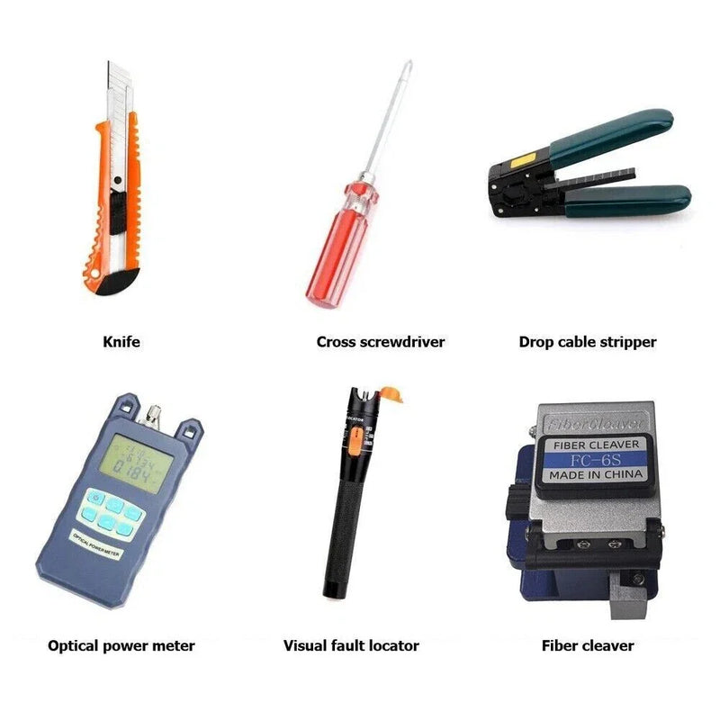 FC-6S FTTH Fiber Optic Tool Kit, Fiber Cleaver & Power Meter