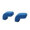 Jeep Wrangler JK JL JT (2007-2023) Blue Front Bumper Tow Hook Covers