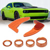 Dodge Charger Orange Steering Wheel Shift Paddle Extension Trim Set