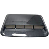 Bonnet Hood Universal Carbon Fibre Look Car Air Scoop Cover (Fits All)